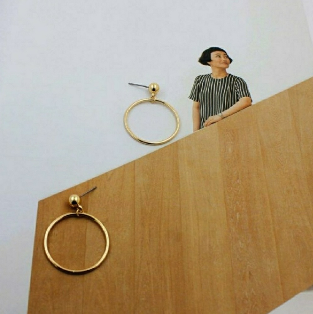 🔴 BLACK FRIDAY | Geometry Hoop Earrings - Picture 3 of 5